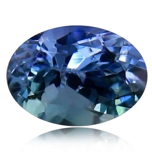 1.09 ct SPLENDID TOP FINE 100%NATURAL BLUISH VIOLET TANZANITE LOOSE GEMSTONE