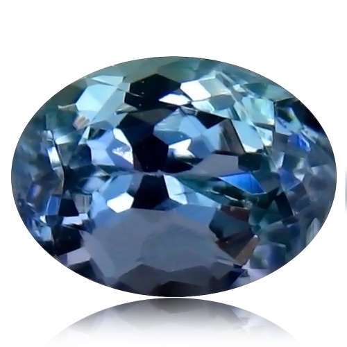 NATURAL 1.11 ct SPLENDID TOP FINE 100%NATURAL BLUISH VIOLET TANZANITE LOOSE GEMSTONE