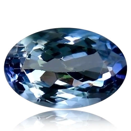NATURAL 1.45 ct WORLD CLASS INSPIRE TOP FIRE TOP LUSTER BLUISH VIOLET TANZANITE GEMSTONE