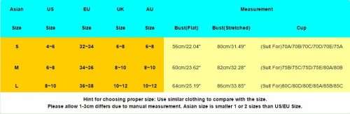 Padded Athletic Womens Gym Fitness Sports Bra/CropTop Stretch Cotton-Seamless SIZE L