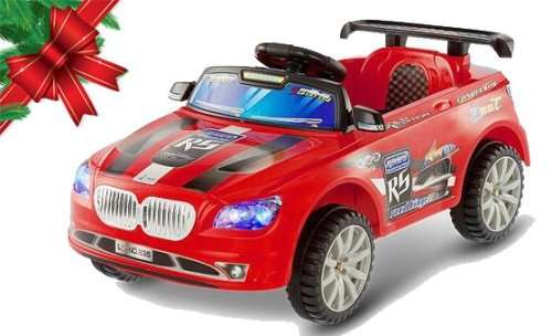 Battery Powered Ride-on Race Car (Red available) + Remote Controlled(no grid+front sticker damaged)