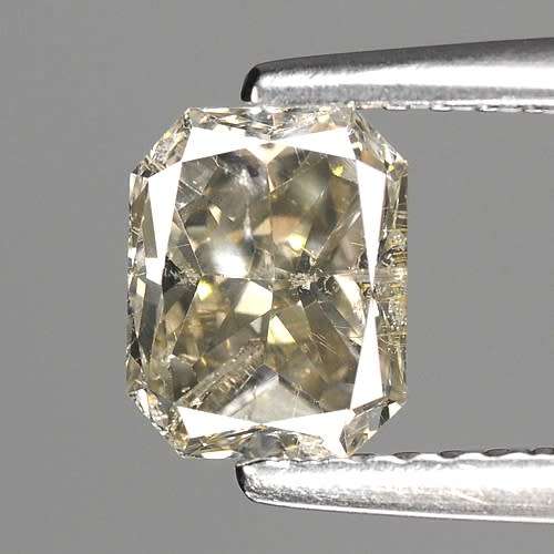 *****CERTIFIED**SEE VIDEO** 1.01CT NATURAL UNTREATED FANCY GREENISH YELLOW COLOR RADIANT CUT DIAMOND