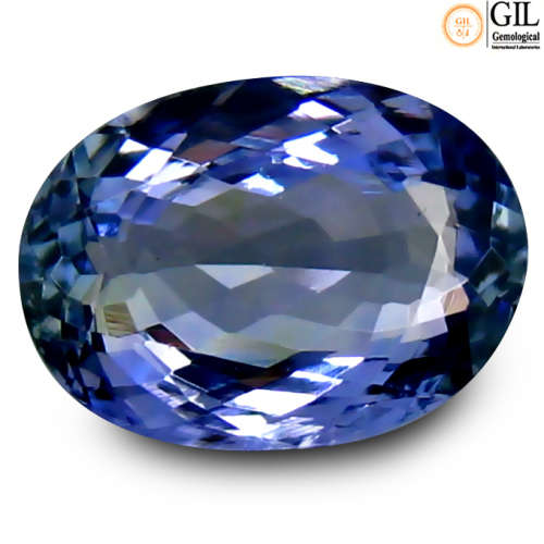 ****GIL CERTIFIED**100% NATURAL 2.44Ct TOP CLASS FIRE TANZANITE LOOSE GEMSTONE