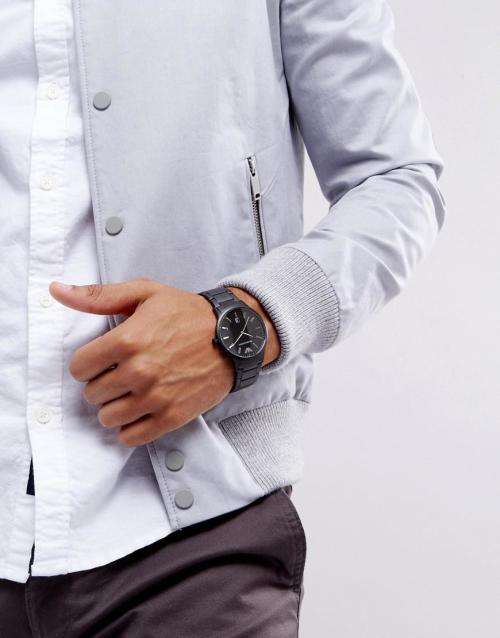 LATE START!!! MENS EMPORIO ARMANI STAINLESS STEEL WATCH AR11079 ##BRAND NEW##