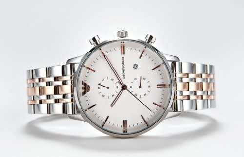 Original Mens Emporio Armani Chronograph Watch Ar0399