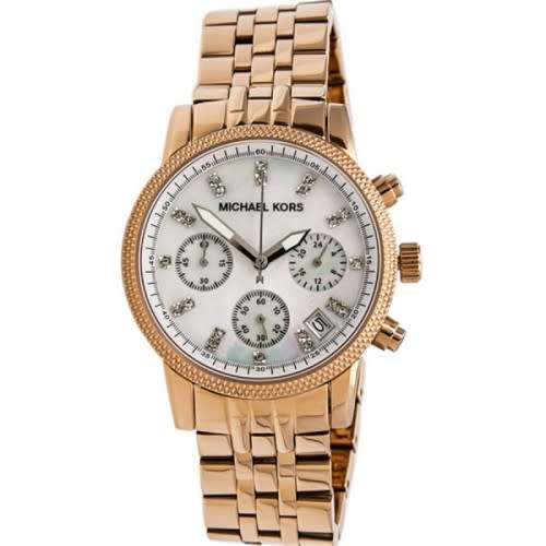 Original Ladies Michael Kors Damen Rose Gold Watch Mk5026