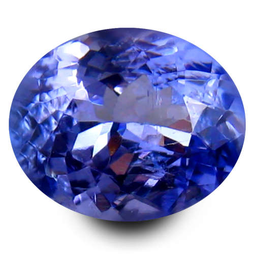 1.63 ct AAA+ ASTONISHING CLASSIC Oval Bluish Violet Tanzanite Natural Gemstone