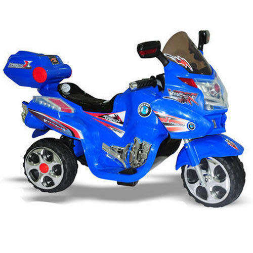 DEMO Battery Powered Ride-on Race Motorbike(Blue)- (Back Grey Boot and red light would need repair)