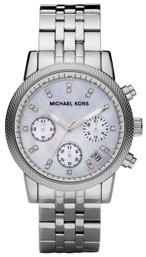 LADIES MICHAEL KORS MOTHER OF PEARL WATCH MK5020 ##BRAND NEW##