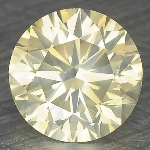 CERTIFIED**SEE VIDEO*0.63CT NATURAL SPARKLING RARE FANCY GREENISH YELLOW COL ROUND CUT DIAMOND VS2+-