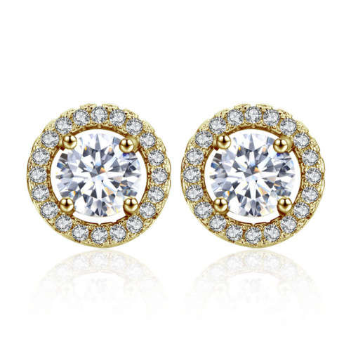 Attractive 6mmx6mm Simulated Diamond Earring
