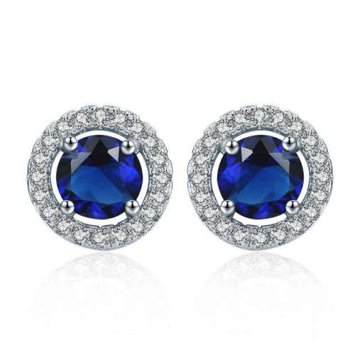 Attractive 6mmx6mm Simulated Diamond Earring