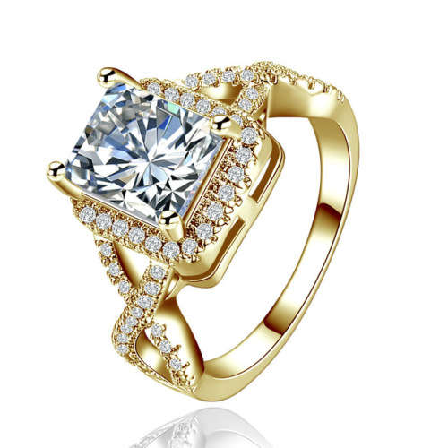 Romantic 2.5 Carat Simulated Diamond Ring with Accents