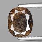 ***2.08CT NATURAL RARE FANCY BROWN COLOR OVAL CUT DIAMOND I1+-