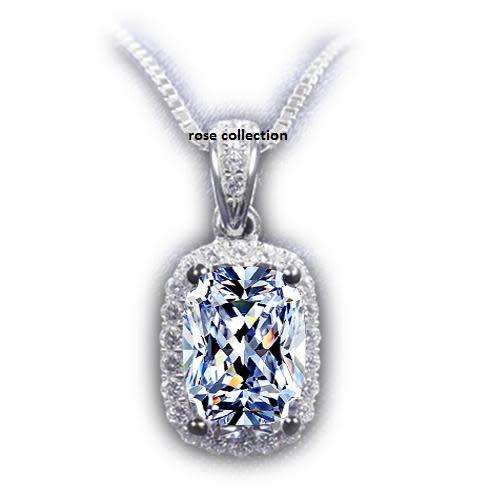 2.00ct Delicately Beautiful Simulated Diamond Necklace