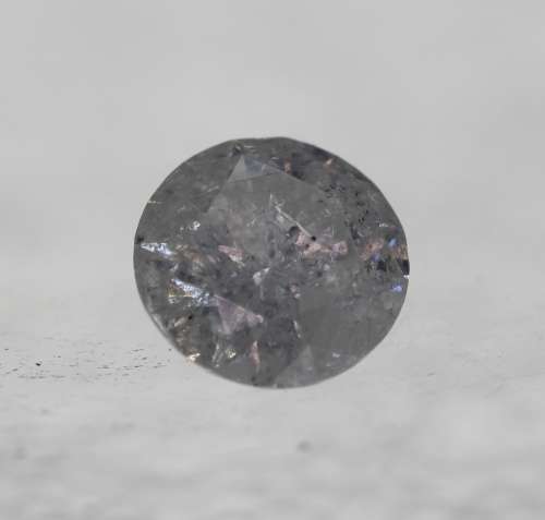 IGL LAB CERTIFIED***0.52CT NATURAL SPARKLING RARE WHITE F COLOR ROUND CUT DIAMOND I1+-