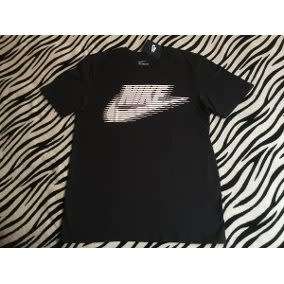 Nike Swoosh Logo Printed Shortsleeve Men's T-Shirt Black 905361 010 SIZE XL