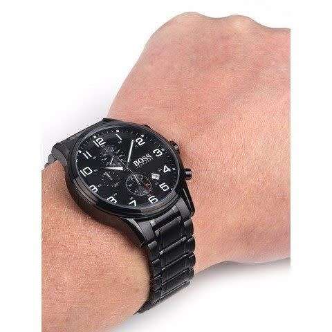 MENS HUGO BOSS AEROLINER CHRONOGRAPH WATCH 1513180 ##BRAND NEW##