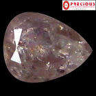 CERTIFIED***0.17CT NATURAL SPARKLING RARE FANCY PINKISH COLOR PEAR CUT DIAMOND I1+-