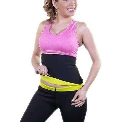 Women Neoprene Body Shaper Slimming Waist Trainer Trimmer Corset Slim Belt - LARGE