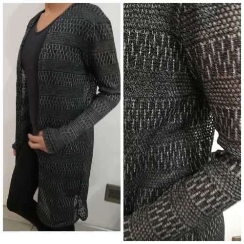 ELEGANT YOUNG LADIES KNIT STYLE LONG CARDIGAN - SIZE MEDIUM