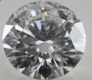 **IGL CERTIFIED R58563**1.00CT ENHANCED NATURAL WHITE 'G' ROUND CUT DIAMOND Si2+-