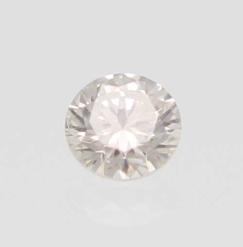 **IGL CERTIFIED R12186**0.50CT ENHANCED NATURAL WHITE 'H' ROUND CUT DIAMOND i2+-