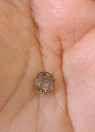 SPARKLING!**IGL CERTIFIED R230000**2.54CT ENHANCED NATURAL FANCY VIVID YELLOWISH BROWN DIAMOND Si2+-