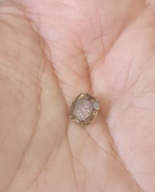 SPARKLING!**IGL CERTIFIED R230000**2.54CT ENHANCED NATURAL FANCY VIVID YELLOWISH BROWN DIAMOND Si2+-