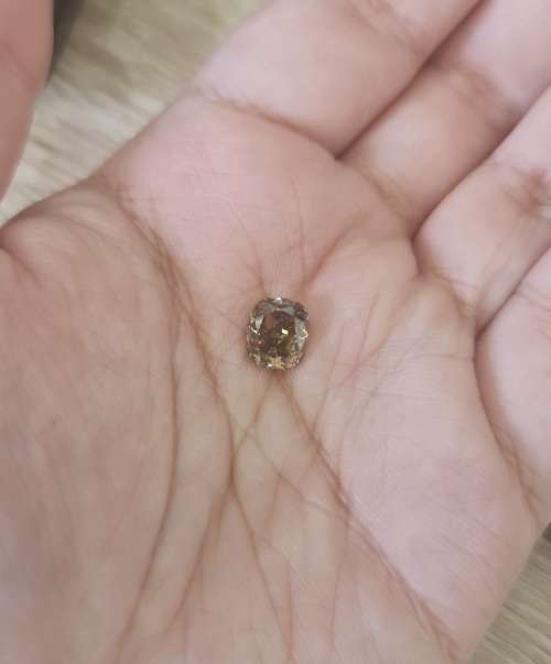 SPARKLING!**IGL CERTIFIED R230000**2.54CT ENHANCED NATURAL FANCY VIVID YELLOWISH BROWN DIAMOND Si2+-