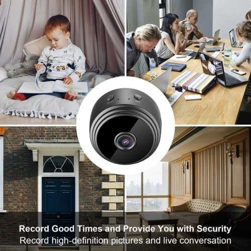 Wireless Mini Camera WiFi Camera HD Small Home Security Camera for Car Home Outdoor