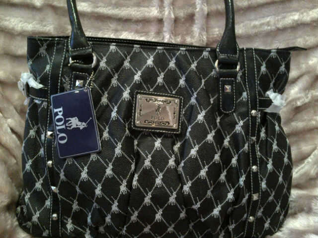 EXCLUSIVE! SOOOOO STYLISH POLO HAND BAG- ONE OF A KIND