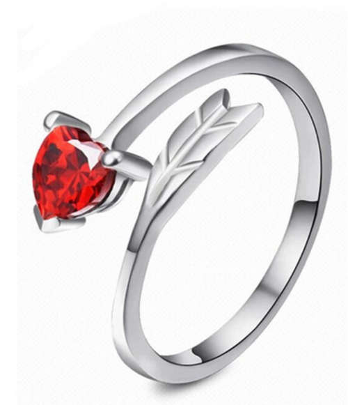 BREATHTAKING!! RESIZABLE WHITE GOLD PLATED WITH SIMULATED DIAMOND RING