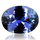 1.28Ct RICH MUSEUM GRADE INTERNALLY FLAWLESS BLUISH VIOLET 100%NATURAL TANZANITE ERV R18400