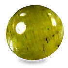 2.93 Ct ASTONISHING 100% NATURAL VERY RARE HONEY GREEN COLOR APATITE CAT'S EYE ERV R15679