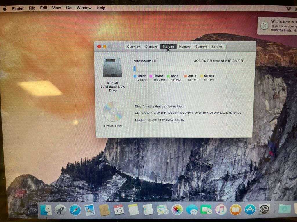 Macbook Pro 2012 i5, 512 SSD, 16GB Ram