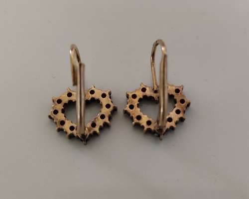 Gold plated 900 silver earrings