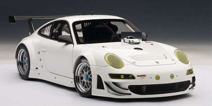 Autoart PORSCHE 911 (997) GT3 RSR PLAIN BODY WHITE 10 1/18 #AA81073
