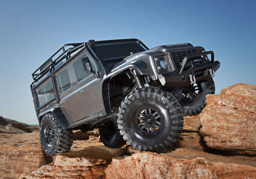 Traxxas Trx 4  82056-4 Landrover Defender 1/10 scale crawler GREY
