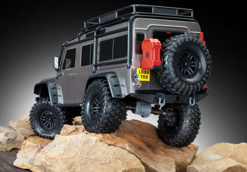 Traxxas Trx 4  82056-4 Landrover Defender 1/10 scale crawler GREY