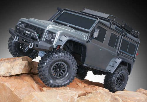 Traxxas Trx 4  82056-4 Landrover Defender 1/10 scale crawler GREY