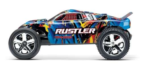 Traxxas 37054-1 Rustler RTR with ESC And 550 Motor Brushed !
