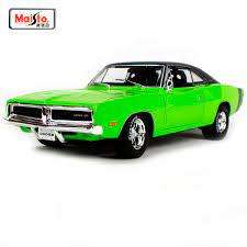 maisto design dodge challenger r/t 1969 1/18 diecast metal