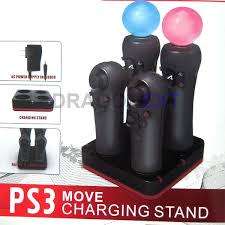Ps3 Move stylish 4 Dock Charger with 2 adaptor rings to charge the navigation controller More items