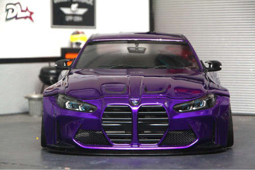 A Plastics M4 G82 1/10 RC upainted clear  lexan body set