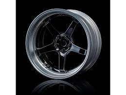 MST GT CHROME  1/10 RC INTERCHANGEBLE OFFSET DRIFT WHEELS SET OF 4