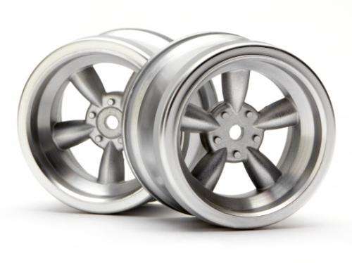 HPI VINTAGE WHEEL 31MM MAT CHROME Set Of 4 0mm,6mm