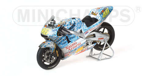 HONDA NSR 500 dirty version  - VALENTINO ROSSI - WORLD CHAMPION - GP 500 2001 MUGELLO L.E.