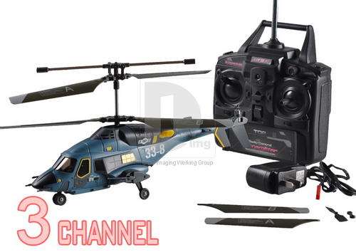 SKYWOLF RC 3CH SHIPBOARD HELICOPTER/built in gyro SALE
