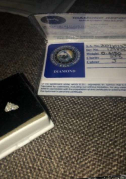 Extremely Rare Horse Head Cut Diamond EGL Certified